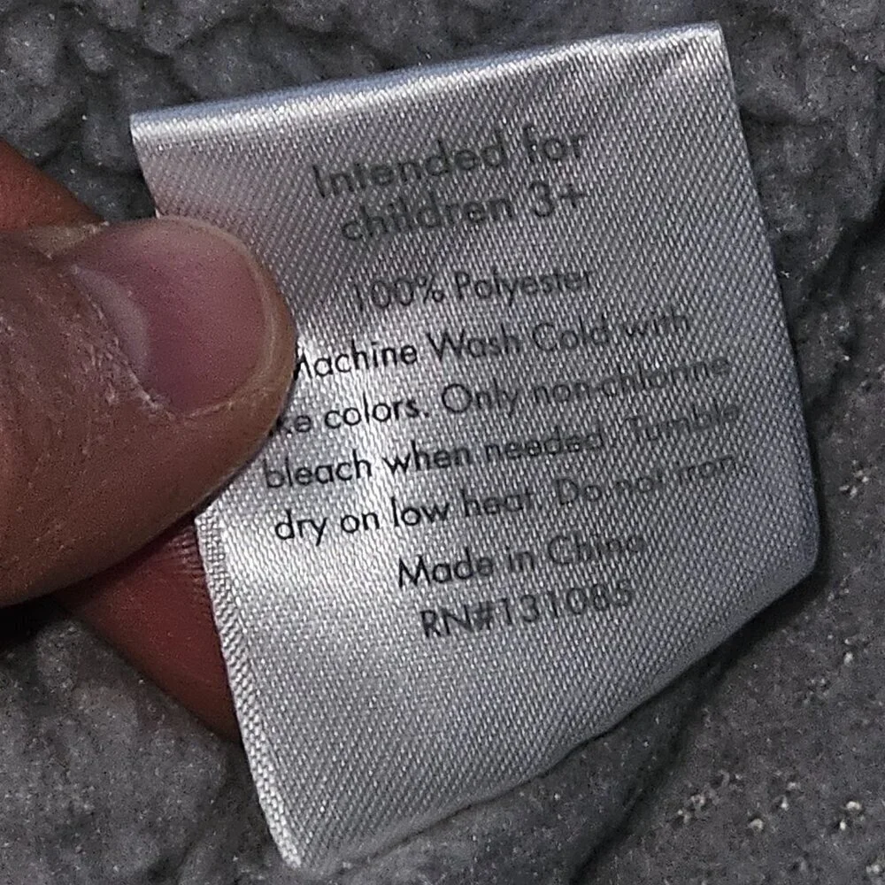 Silver One Gray Kitty Cat Hooded Blanket Soft Sherpa 39x53 Youth Boy Girl